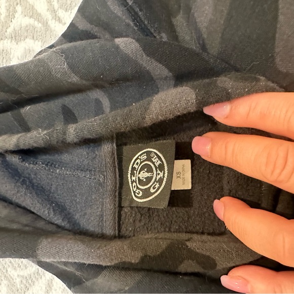 Gold's Gym Black Camouflage Hoodie - Picture 2 of 2